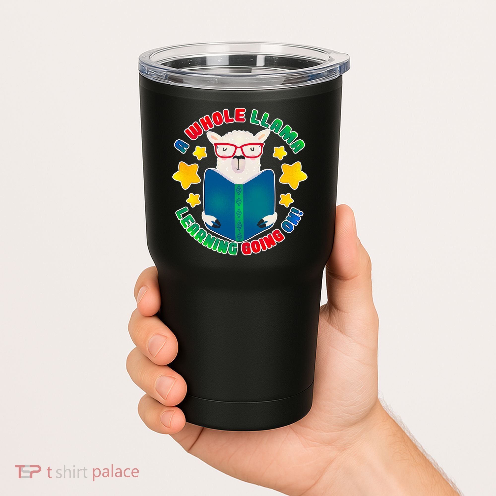 Cute Educational - A Whole Llama Learning Tumbler