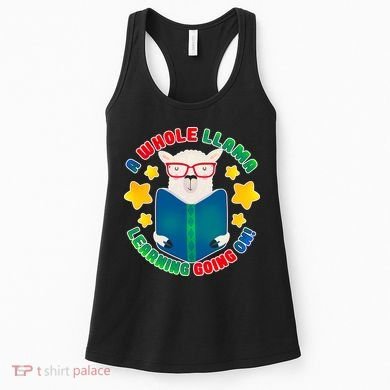 Cute Educational - A Whole Llama Learning Women's Tank Top