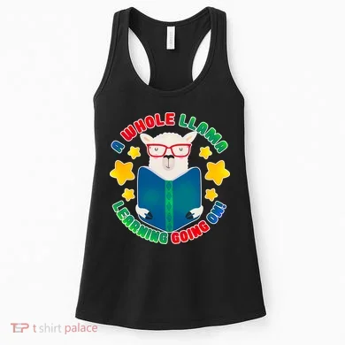 Cute Educational - A Whole Llama Learning Women's Tank Top
