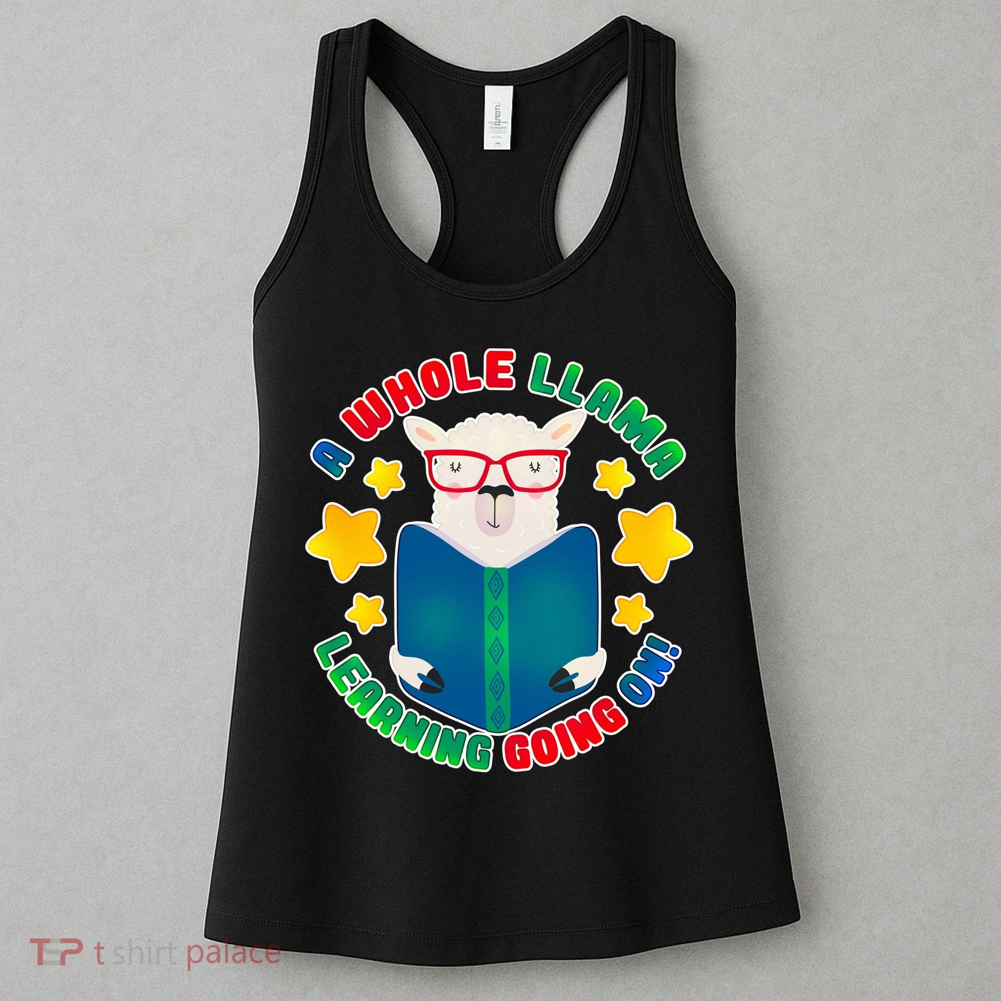 Cute Educational - A Whole Llama Learning Women's Tank Top
