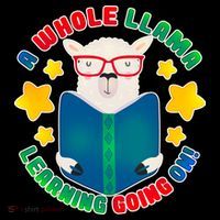 Cute Educational - A Whole Llama Learning Toddler Hoodie thumb 2