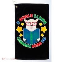 Cute Educational - A Whole Llama Learning Golf Towel thumb 0