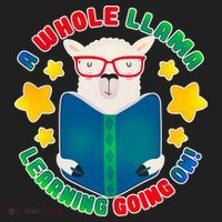Cute Educational - A Whole Llama Learning Golf Towel thumb 3