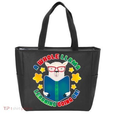 Cute Educational - A Whole Llama Learning Tote Bag