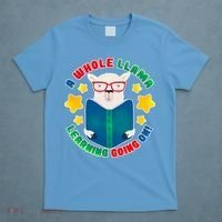 Cute Educational - A Whole Llama Learning T-Shirt thumb 4
