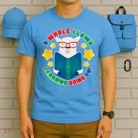 Cute Educational - A Whole Llama Learning T-Shirt thumb 5