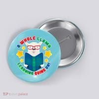 Cute Educational - A Whole Llama Learning Button thumb 0