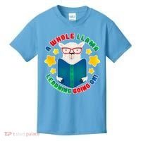 Cute Educational - A Whole Llama Learning Kids T-Shirt thumb 0