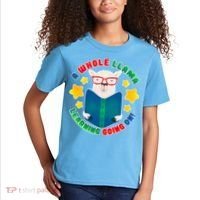 Cute Educational - A Whole Llama Learning Kids T-Shirt thumb 2
