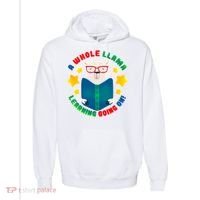 Cute Educational - A Whole Llama Learning Comfort Colors Garment-Dyed Hooded Sweatshirt thumb 0