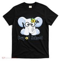 Cute Elephant 100th Day of School T-Shirt thumb 0