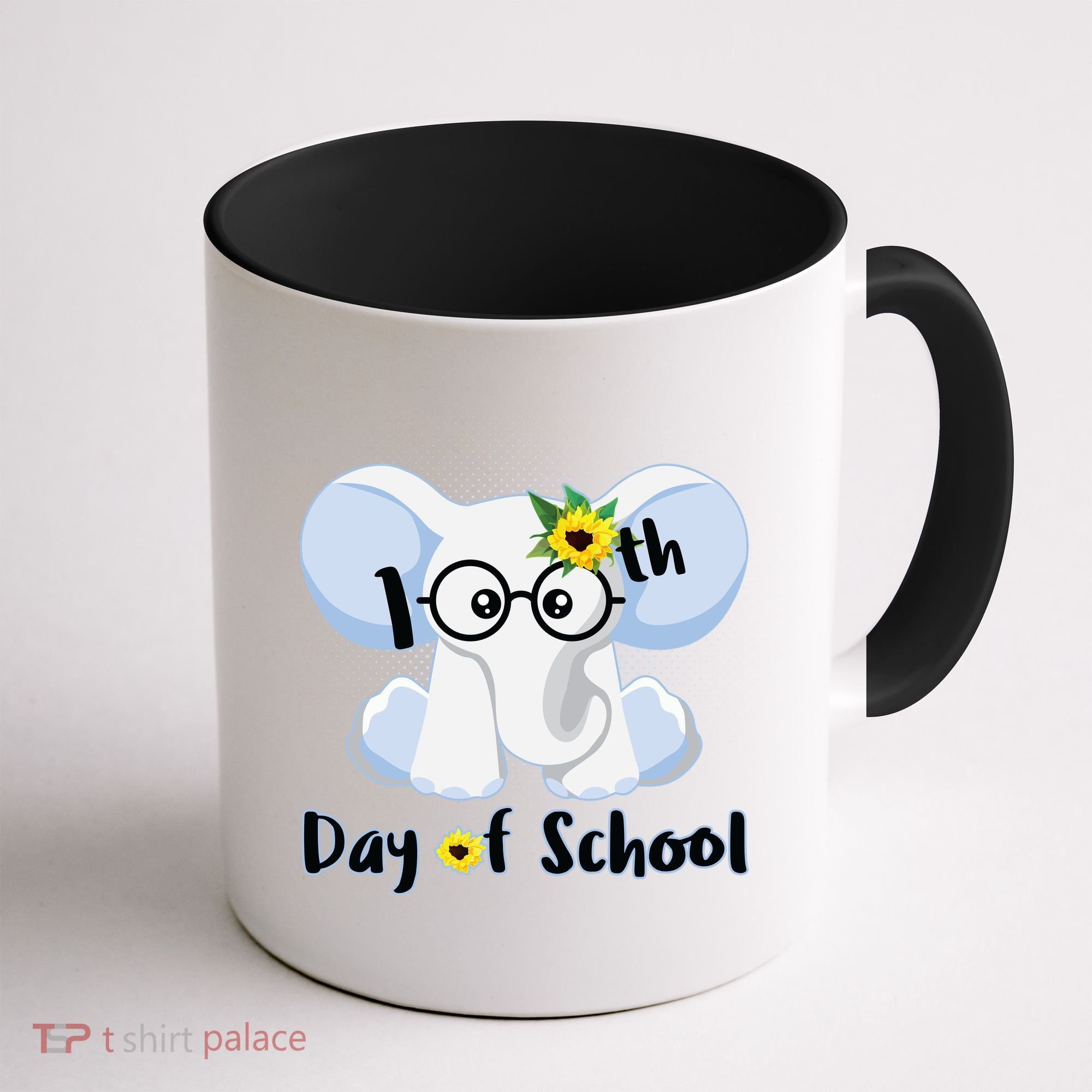 Cute Elephant 100th Day of School Coffee Mug