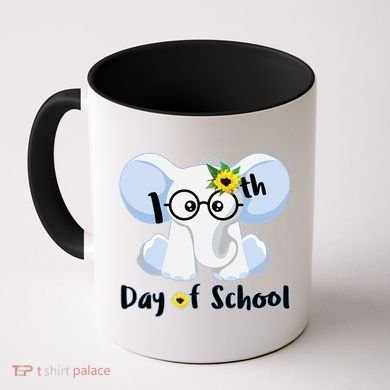 Cute Elephant 100th Day of School Coffee Mug