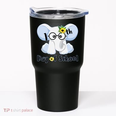 Cute Elephant 100th Day of School Tumbler