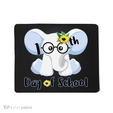 Cute Elephant 100th Day of School Mousepad