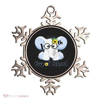 Cute Elephant 100th Day of School Ornament