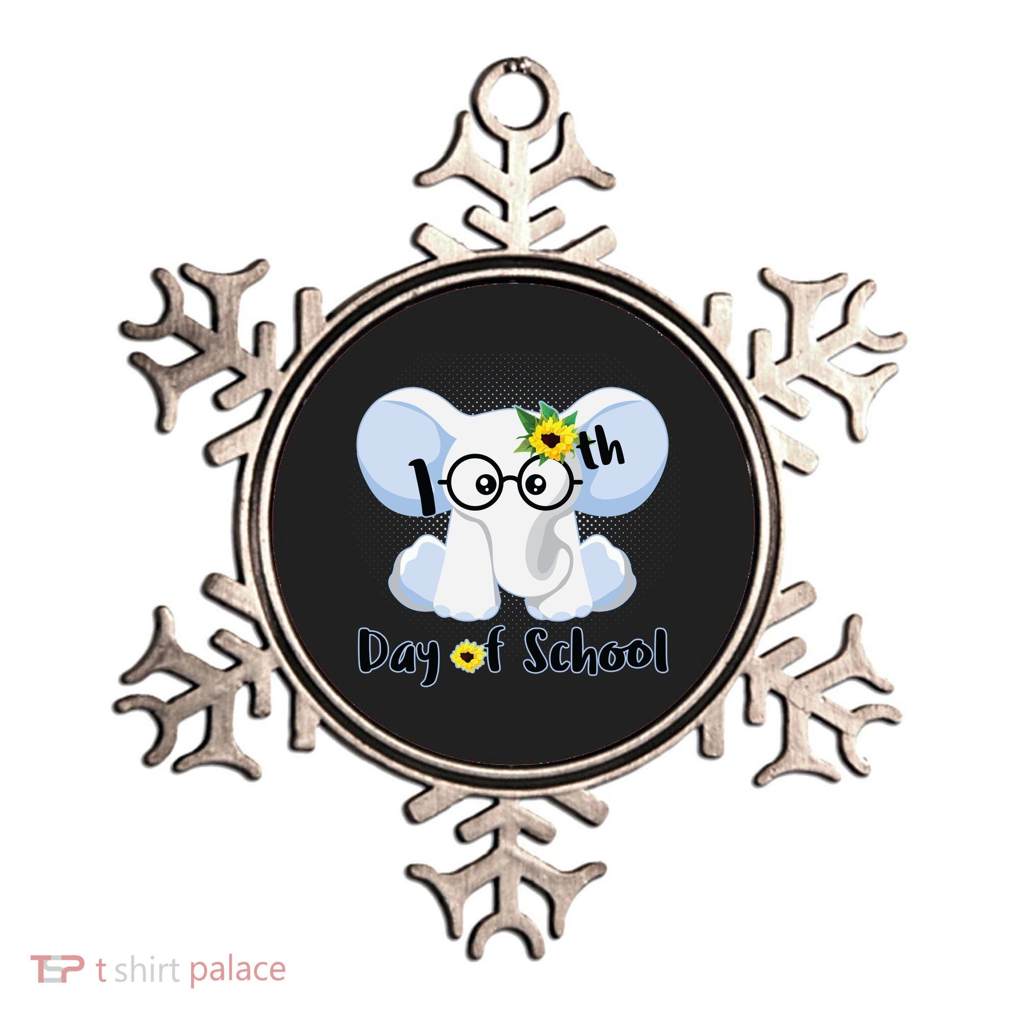 Cute Elephant 100th Day of School Ornament