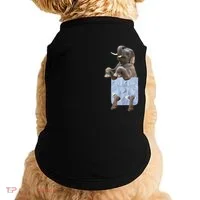 Cute Elephant Front Pocket Doggie Tank thumb 0