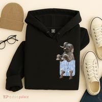 Cute Elephant Front Pocket Hoodie thumb 4