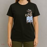 Cute Elephant Front Pocket T-Shirt thumb 4