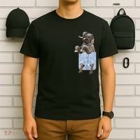 Cute Elephant Front Pocket T-Shirt thumb 6