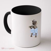Cute Elephant Front Pocket Coffee Mug thumb 0