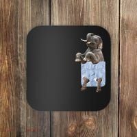 Cute Elephant Front Pocket Coaster thumb 0
