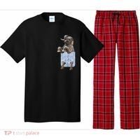 Cute Elephant Front Pocket Pajama Set thumb 0