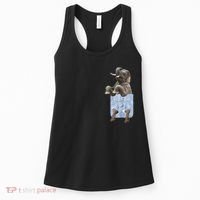Cute Elephant Front Pocket Women's Tank Top thumb 0