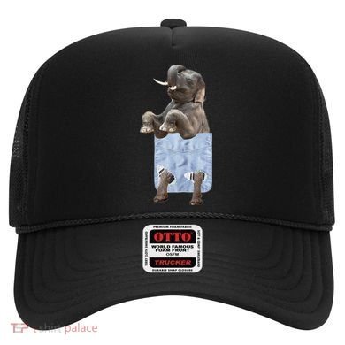 Cute Elephant Front Pocket Hat