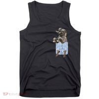 Cute Elephant Front Pocket Tank Top thumb 0
