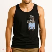 Cute Elephant Front Pocket Tank Top thumb 3