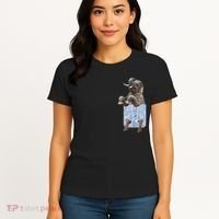 Cute Elephant Front Pocket Women's T-Shirt thumb 4