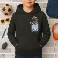 Cute Elephant Front Pocket Kids Hoodie thumb 2