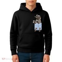 Cute Elephant Front Pocket Kids Hoodie thumb 4