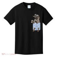 Cute Elephant Front Pocket Kids T-Shirt thumb 0