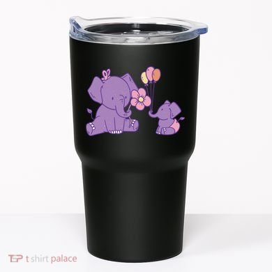 Cute Elephants Tumbler