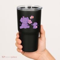 Cute Elephants Tumbler thumb 2