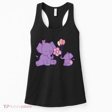 Cute Elephants Women's Tank Top