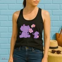 Cute Elephants Women's Tank Top thumb 2