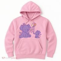Cute Elephants Hoodie thumb 0