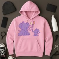 Cute Elephants Hoodie thumb 3