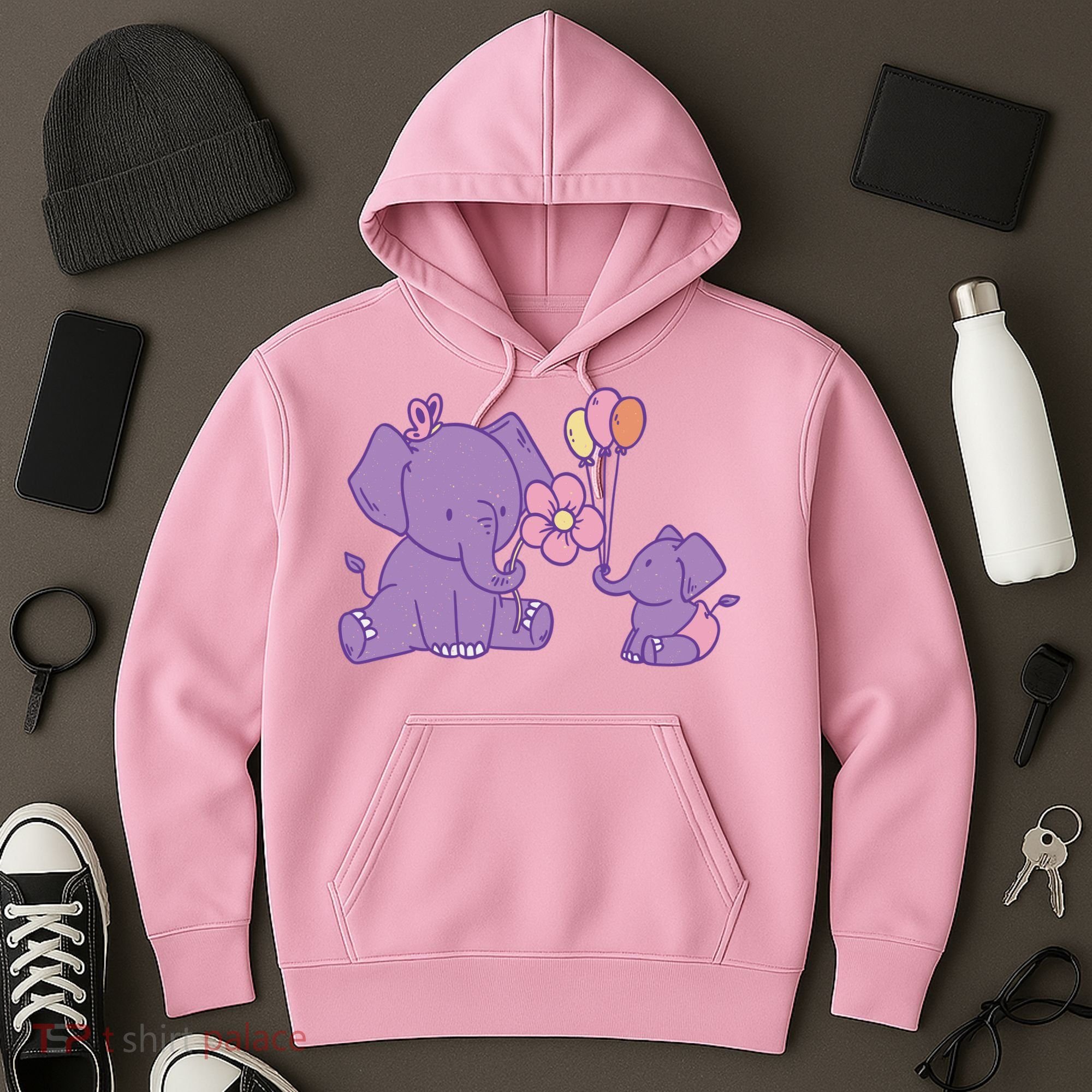 Cute Elephants Hoodie