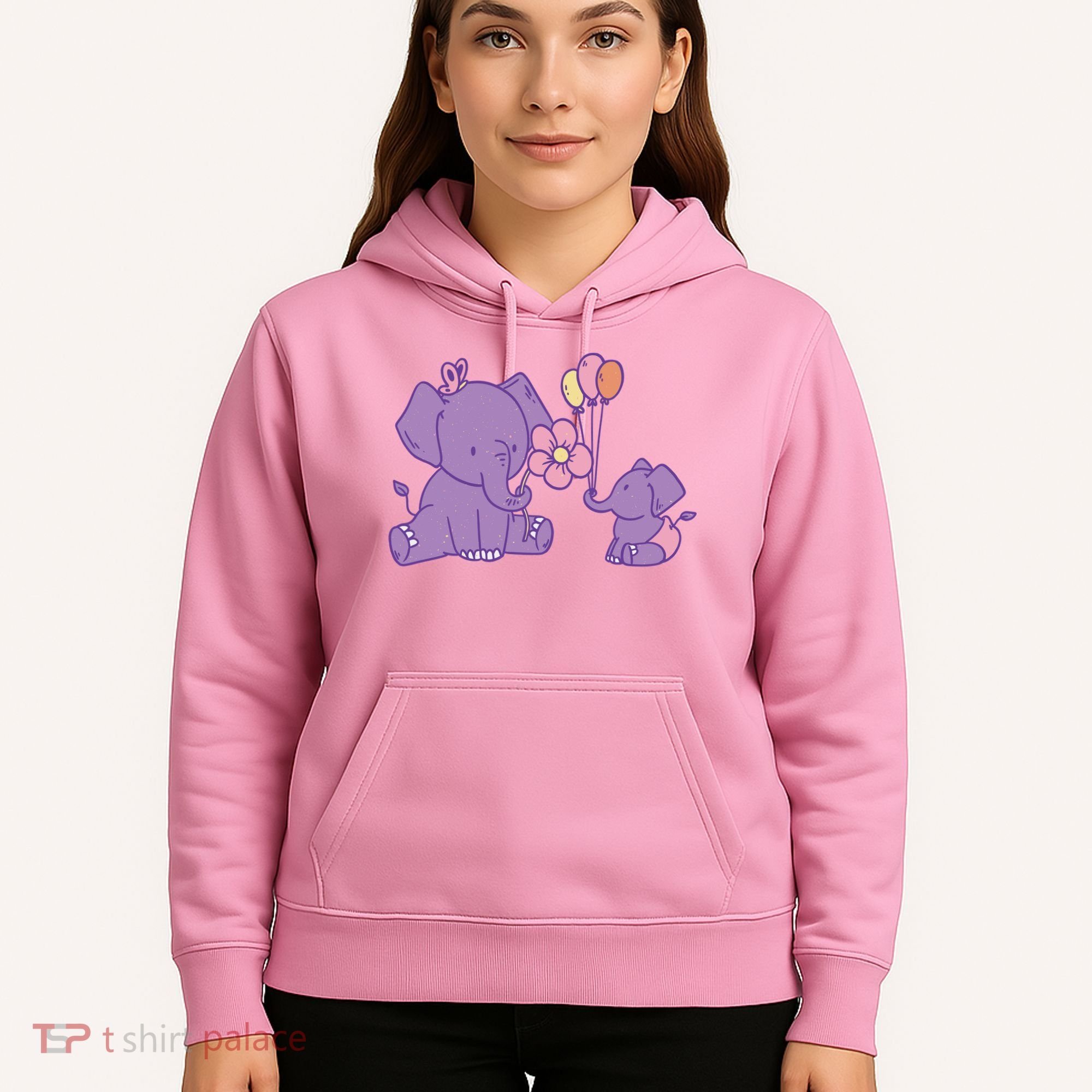 Cute Elephants Hoodie