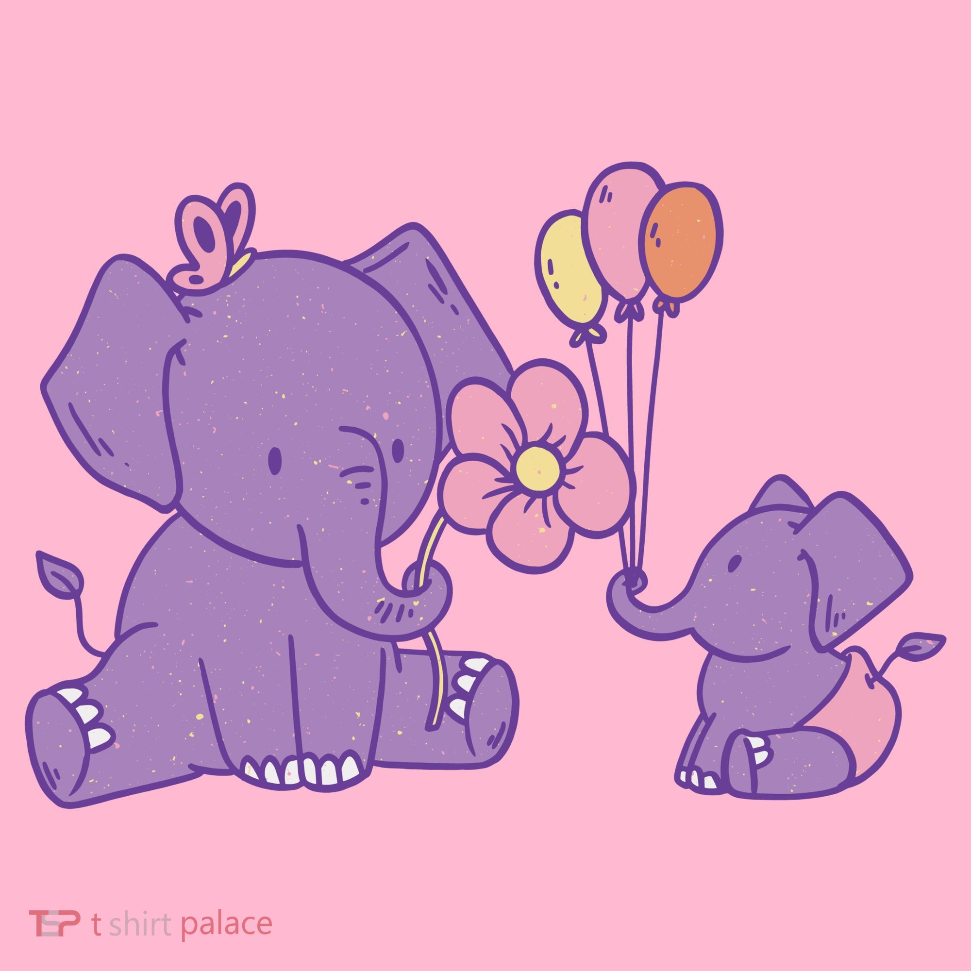 Cute Elephants Hoodie