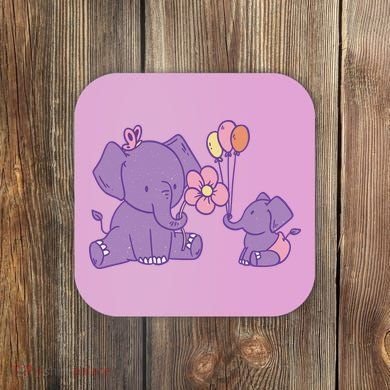 Cute Elephants Coaster