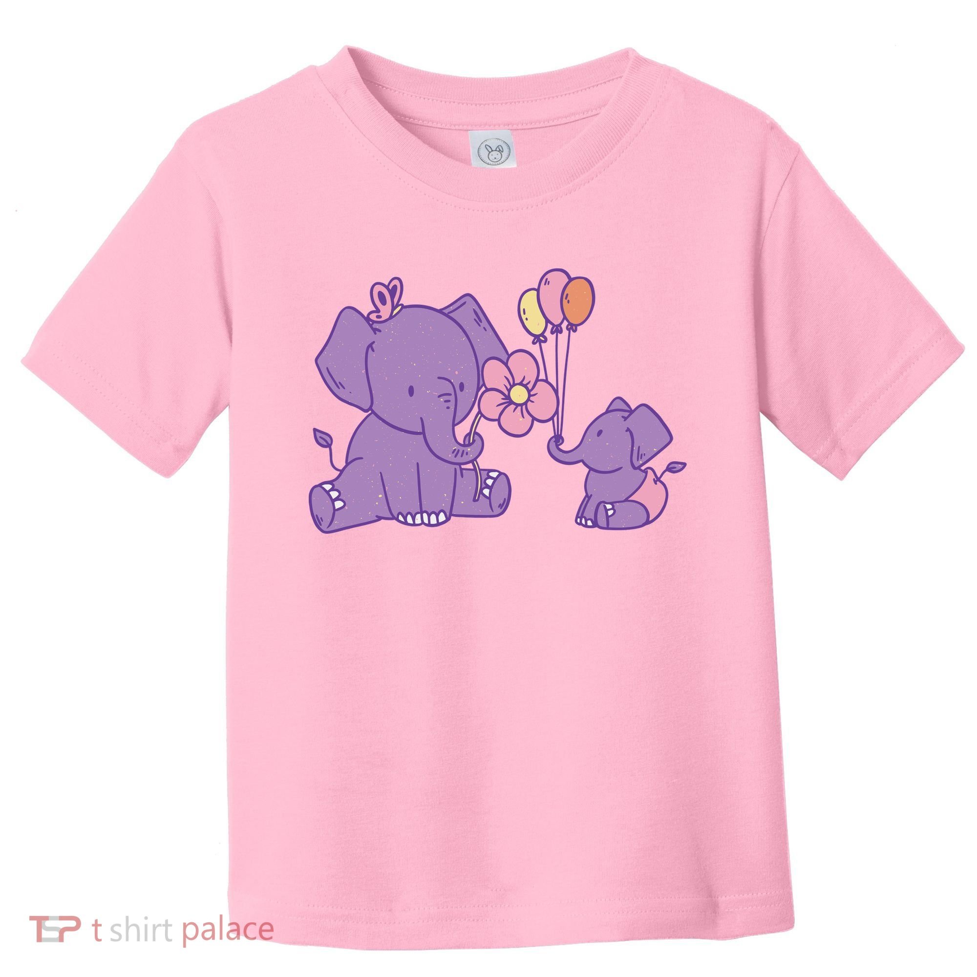 Cute Elephants Toddler T-Shirt