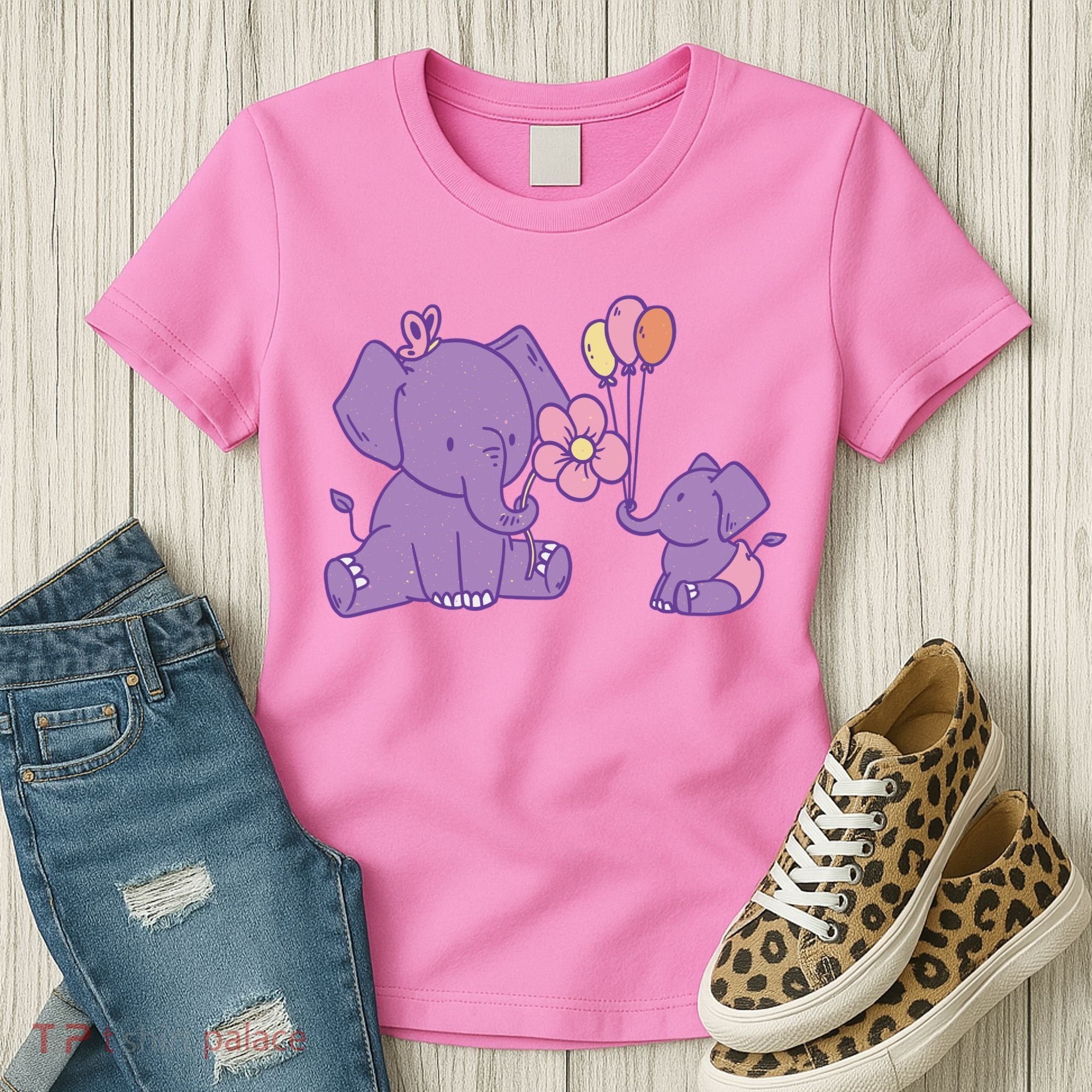 Cute Elephants Women's T-Shirt