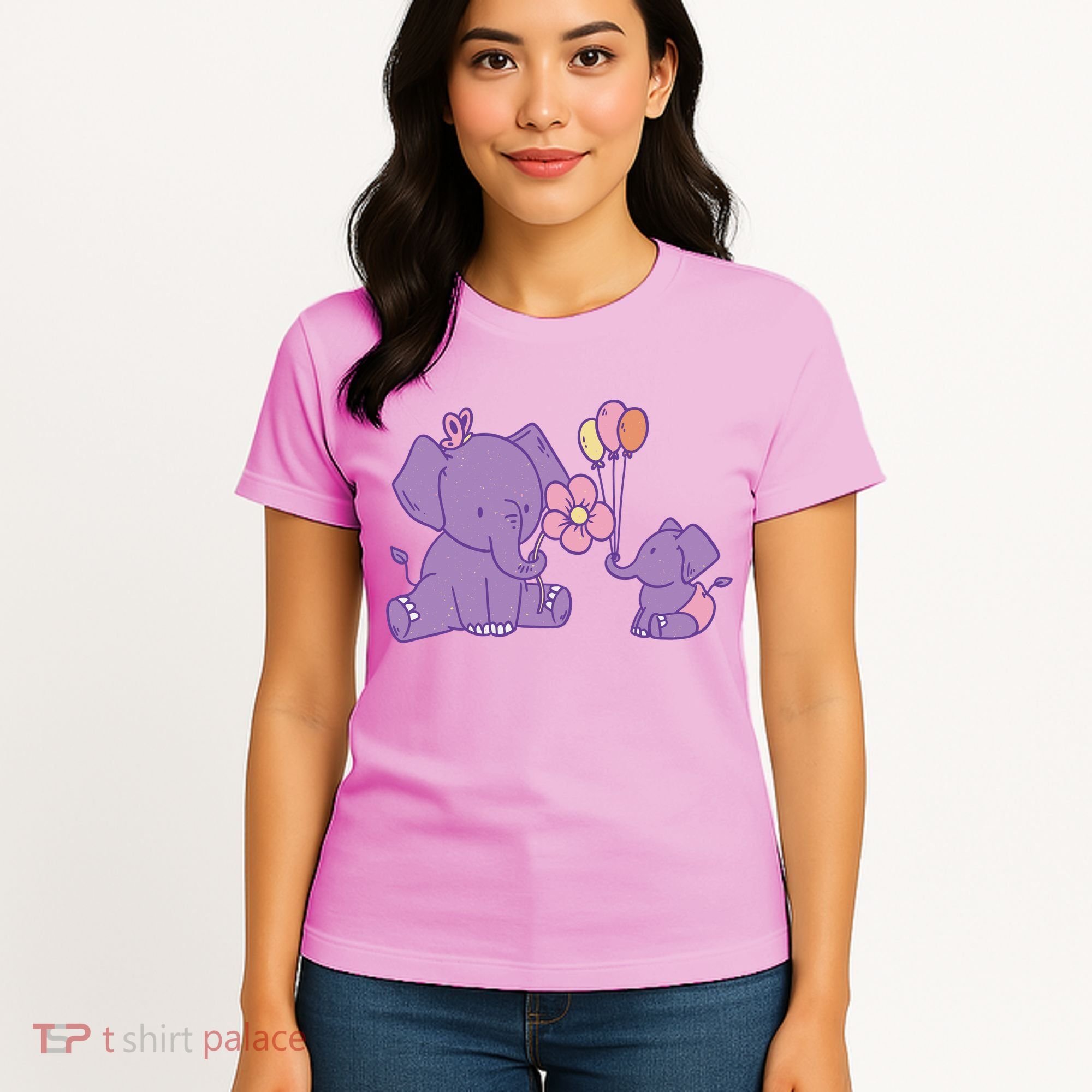 Cute Elephants Women's T-Shirt