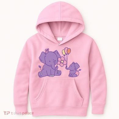 Cute Elephants Kids Hoodie